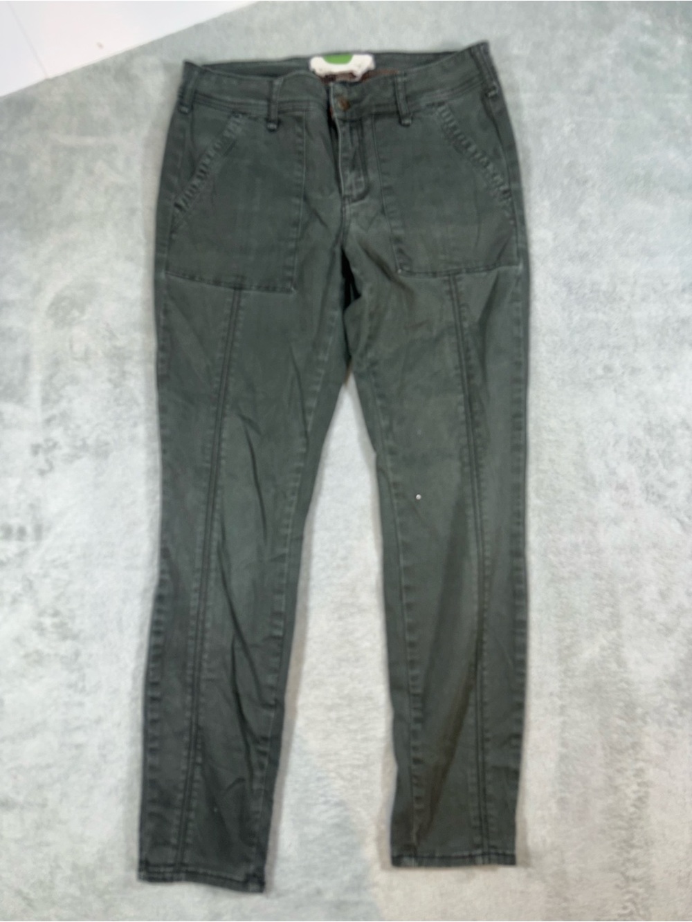 Anthropologie Olive Green Utility  Pants - Size 27P